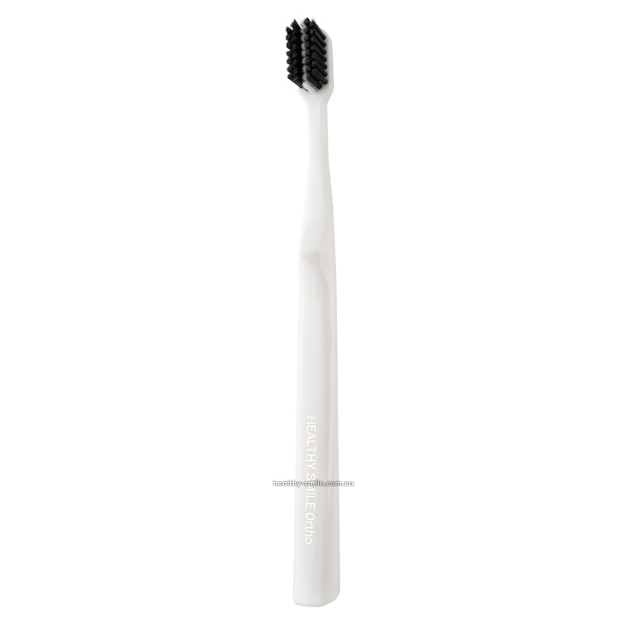 Healthy Smile Ortho Medium Orthodontic Toothbrush, White
